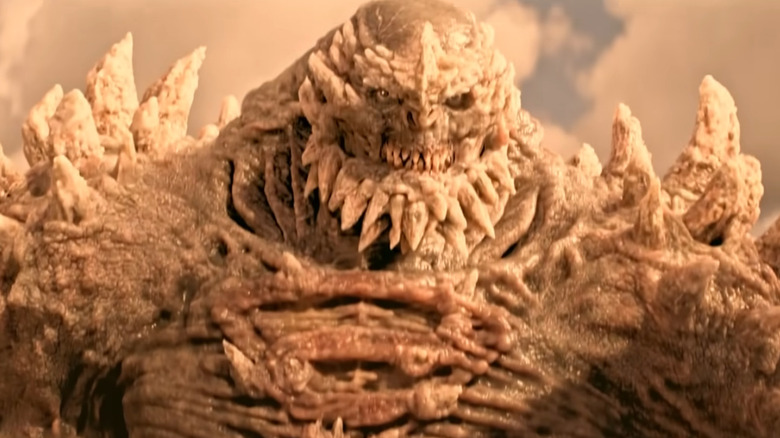 Doomsday looking straight at the camera in Superman & Lois