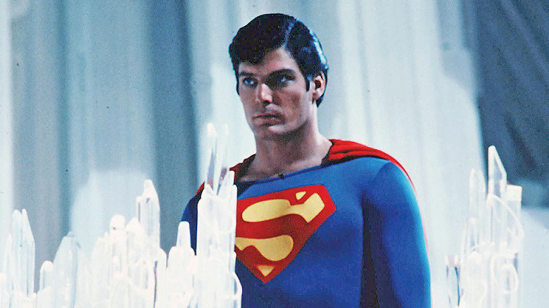 Superman in his Fortress of Solitude