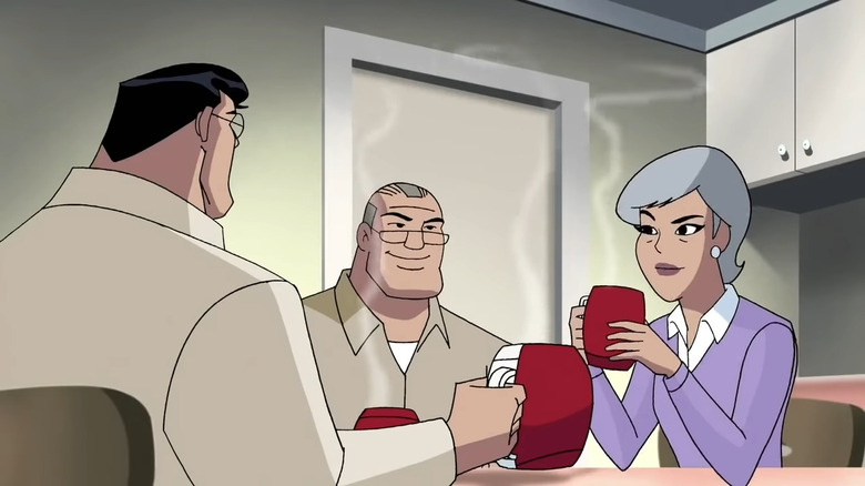 The Kents at Christmas on Justice League 