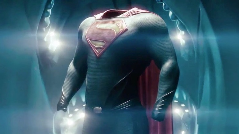 Superman suit in Man of Steel