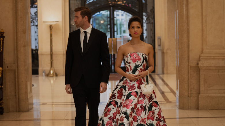 Gugu Mbatha-Raw and Oliver Jackson-Cohen in SURFACE