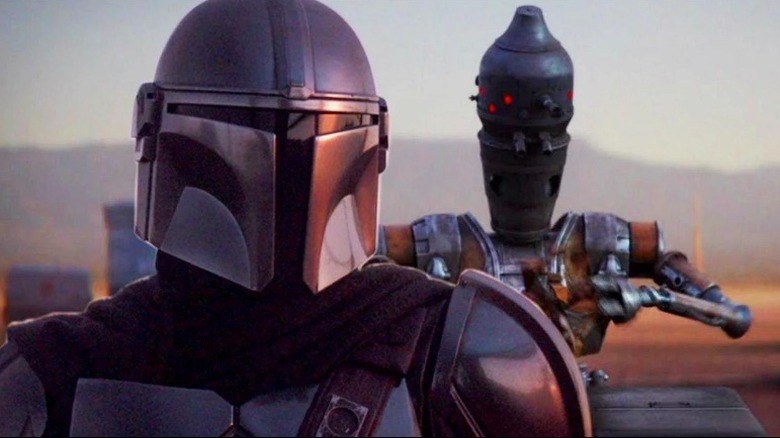 IG-11 and Mando in The Mandalorian