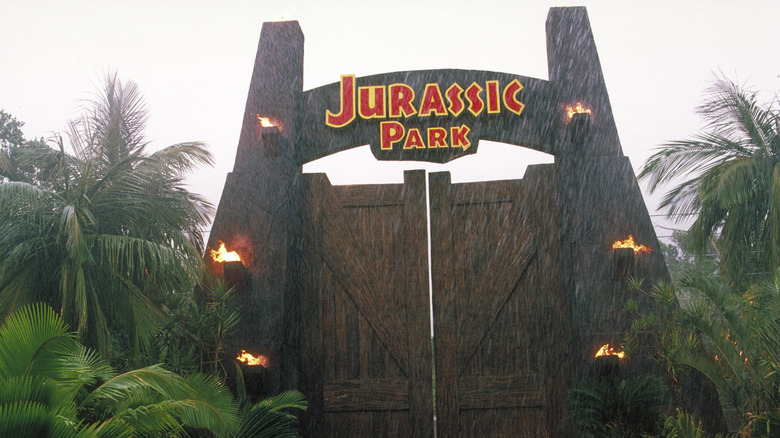 Jurassic Park gates 