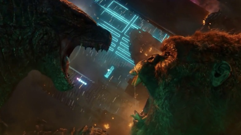 Godzilla vs. Kong face off