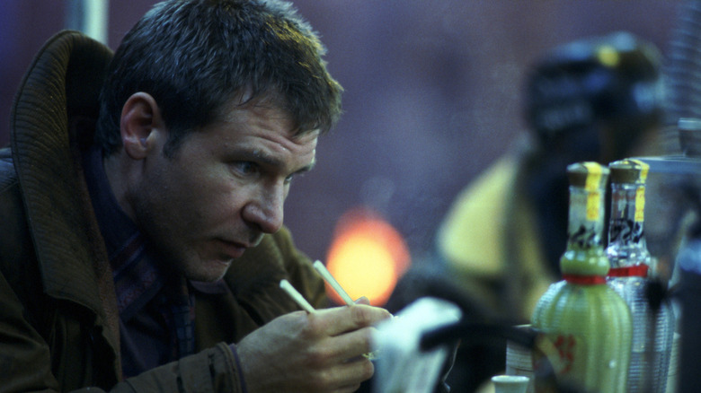 Harrison Ford Blade Runner eating
