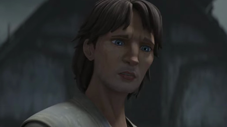 A young Qui-Gon Jinn in Star Wars: Tales of the Jedi