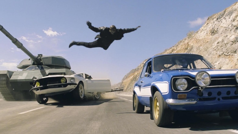 Roman evades death in Fast & Furious 6