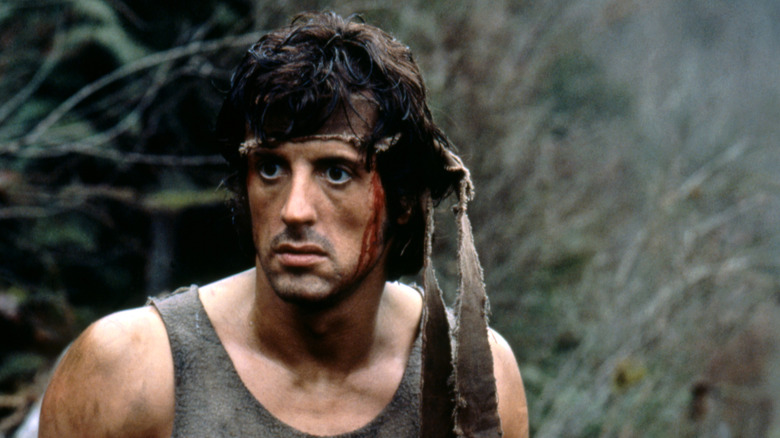 John Rambo in jungle