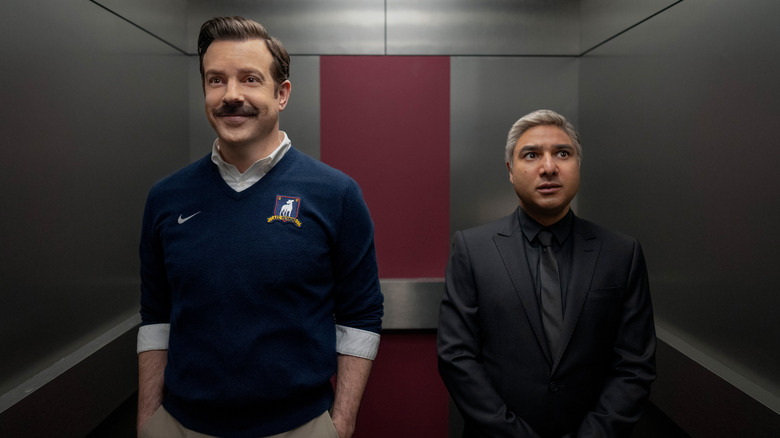 Jason Sudekis and Nick Mohammed in Ted Lasso