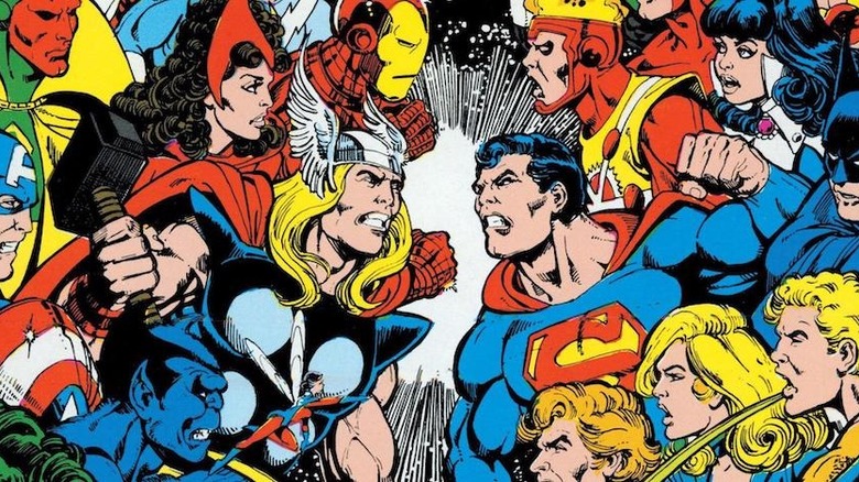 Cover art for "JLA/Avengers"