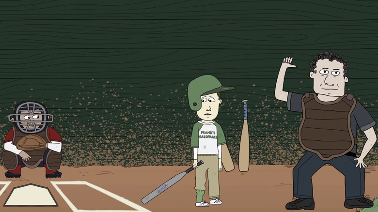 Tom plays baseball in Ten Year Old Tom