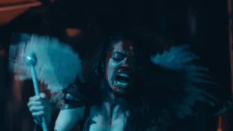 Lauren LaVera as Sienna in Terrifier 2