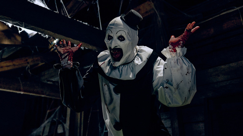 David Howard Thornton como Art el payaso en Terrorifier 3