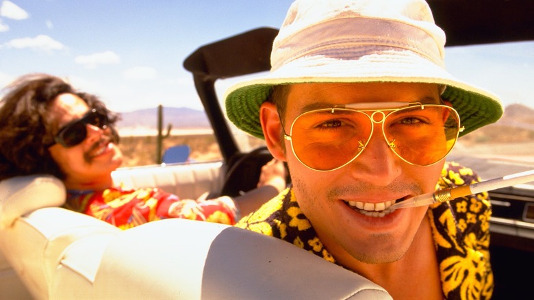 Benicio Del Toro and Johnny Depp in Fear and Loathing in Las Vegas