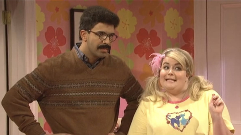 Drake and Aidy Bryant on SNL