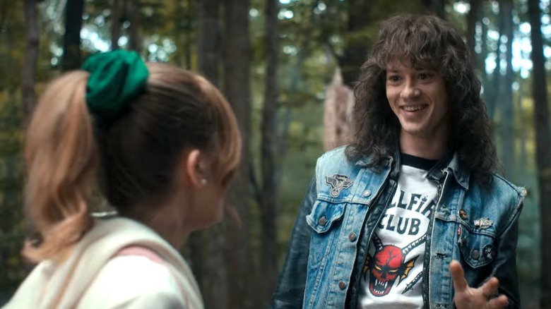 Eddie Munson and Chrissy in Stranger Things 4