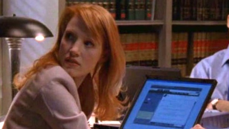 Jessica Chastain laptop computer