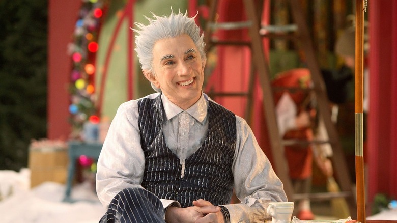 Jack Frost sitting with tea in the North Pole in "The Santa Clause 3: The Escape Clause" (2006)