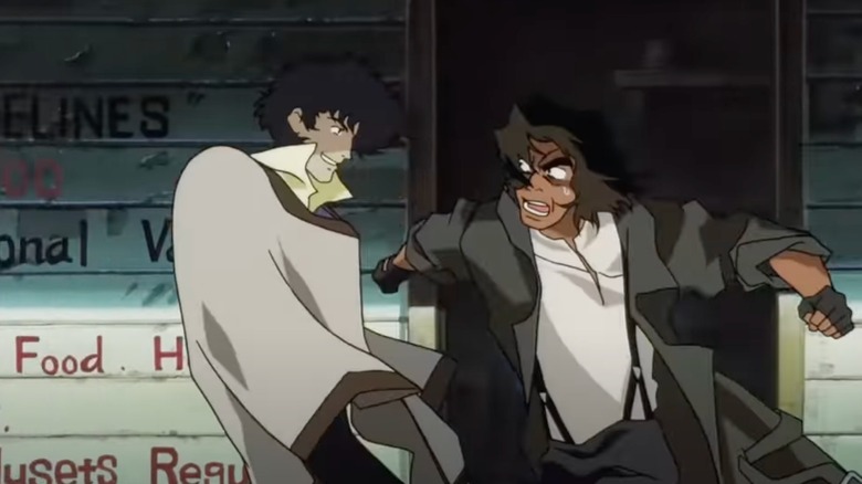 Cowboy Bebop Spike Spiegel vs Asimov bloody eye