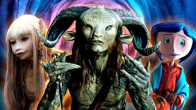 Characters from The Dark Crystal, Pan's Labyrinth, and Coraline