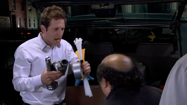 Dennis Reynolds and his tools.