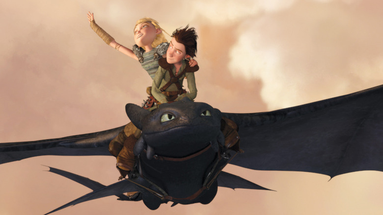 How to Train Your Dragon, Astrid, Hiccup, Toothless