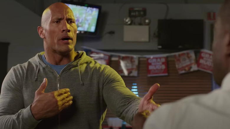 As Robbie, Dwayne Johnson still acts a bit awkward in Central Intelligence