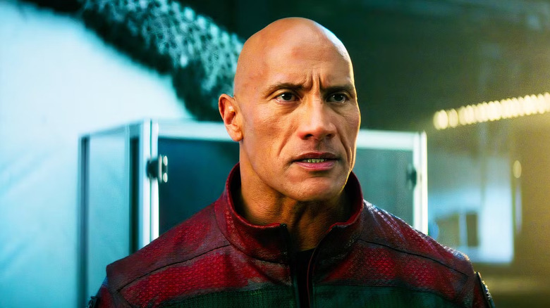 Dwayne Johnson's Callum Drift cops some attitude in Red One