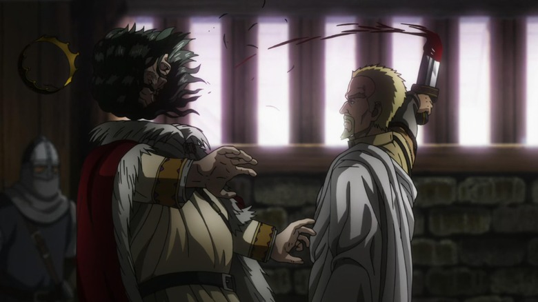 Vinland Saga Askeladd kills King Forkbeard