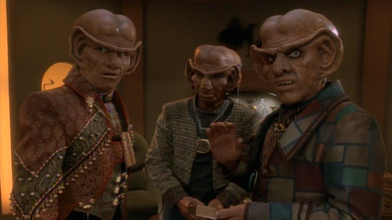 Jeffrey Combs, Max Grodénchik, and Armin Shimerman in Star Trek: Deep Space Nine