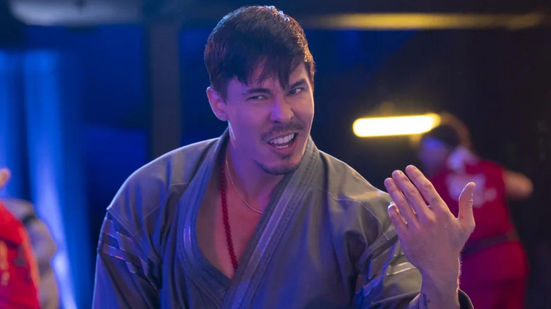 Lewis Tan's Sensei Wolf looking for a fight on Cobra Kai