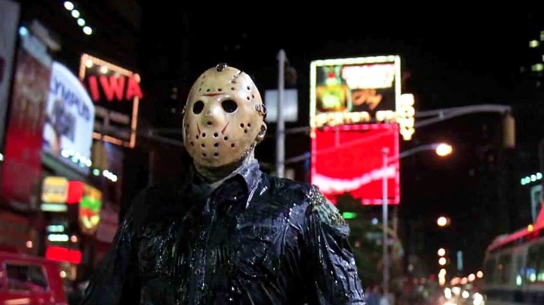 Jason Voorhees in Times Sqaure