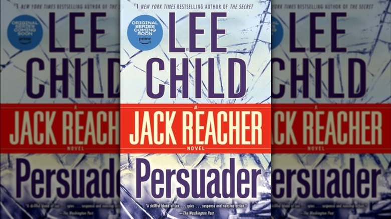  Persuader by Lee Child, with a picture of cracked ice