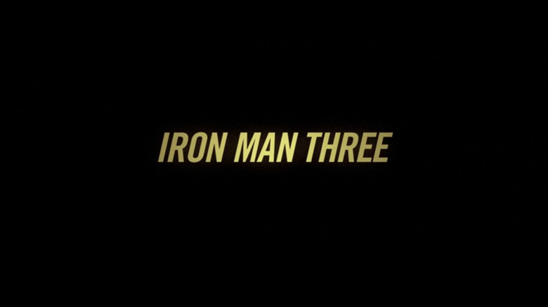 Iron Man Three Titles