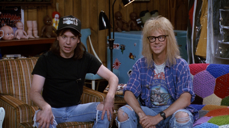 Mike Myers and Dana Carvey in Wayne's World