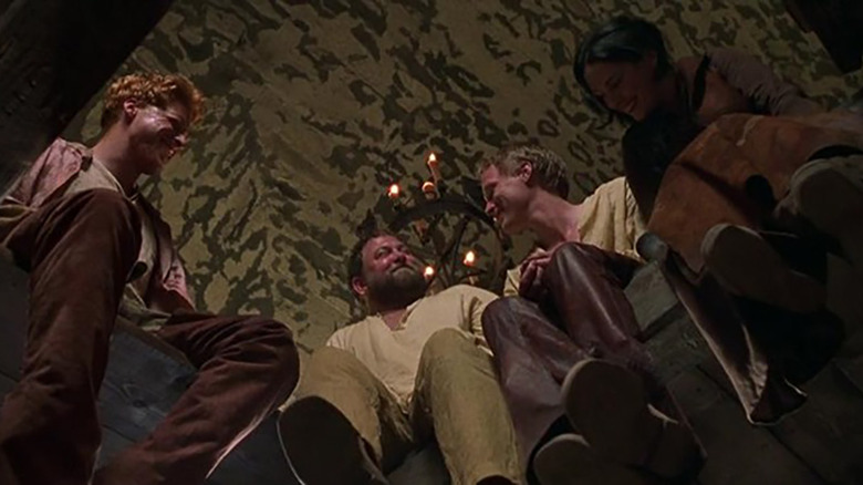 Alan Tudyk, Mark Addy, Paul Bettany, and Laura Fraser in A Knight's Tale