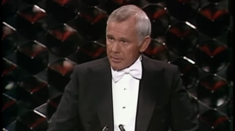 Johnny Carson hosting the 1980 Oscars