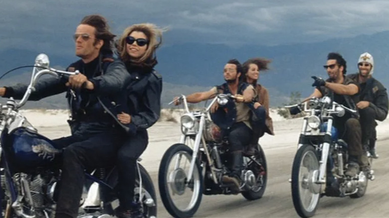 The Wild Angels riding motorcycles