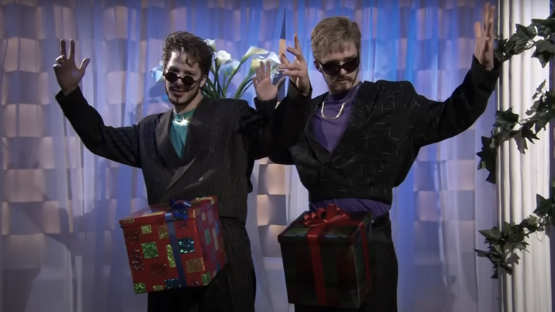 Justin Timberlake and Andy Samberg in D**k in a Box on SNL