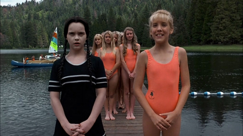 Christina Ricci and Mercedes McNabb in Addams Family Values