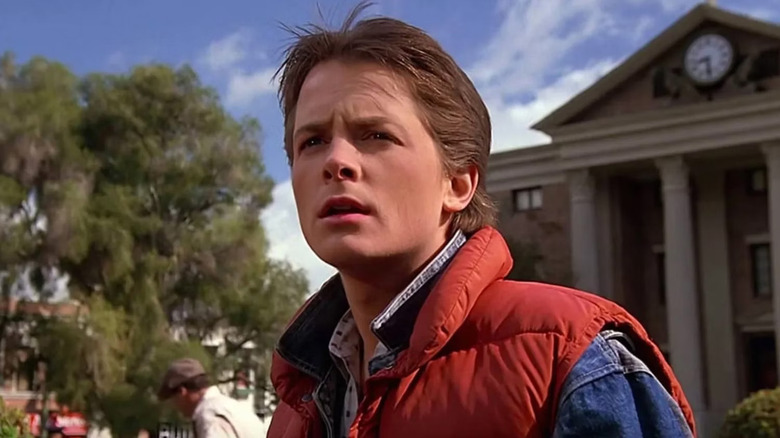 Michael J. Fox as Marty McFly in Back to the Future