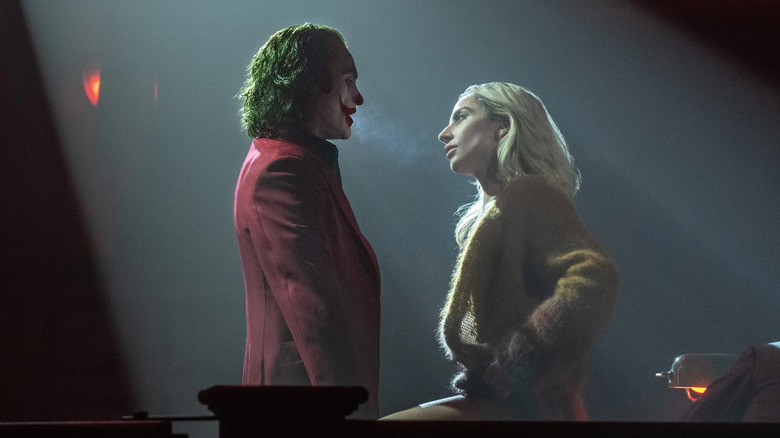 Joaquin Phoenix and Lady Gaga as Arthur Fleck and Harley Quinn in Joker 2