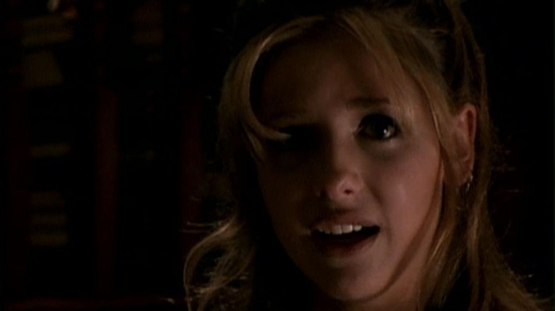 Buffy's Buffy Summers close-up crying 