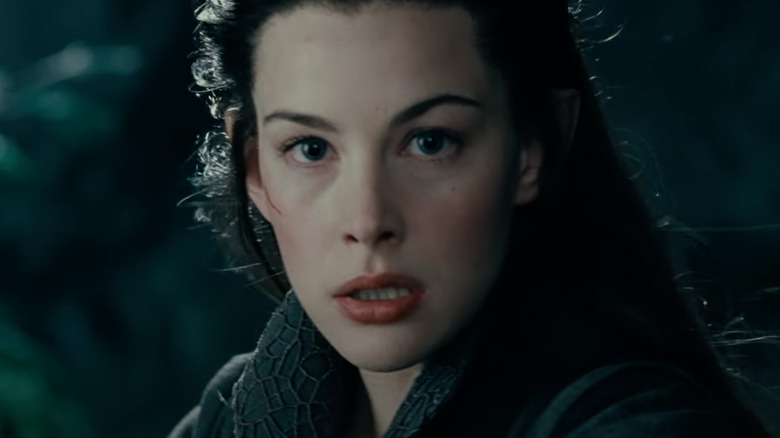 Arwen scowls LOTR