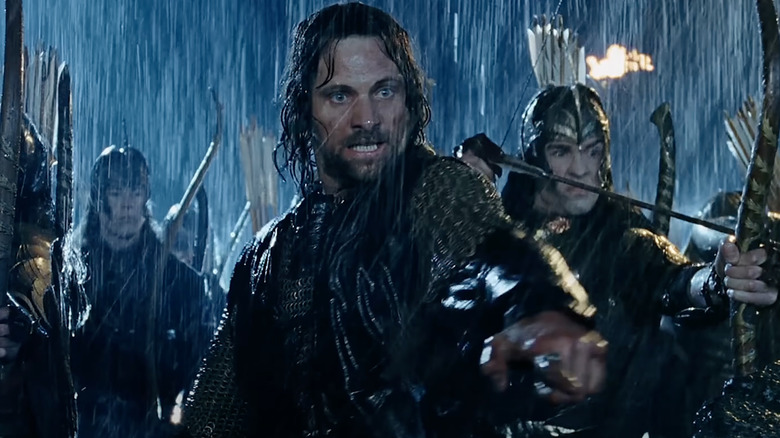 Aragorn at Helms Deep LOTR