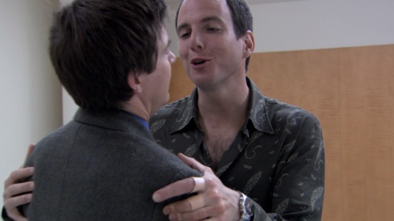 Will Arnett holding Jason Bateman Arrested Development