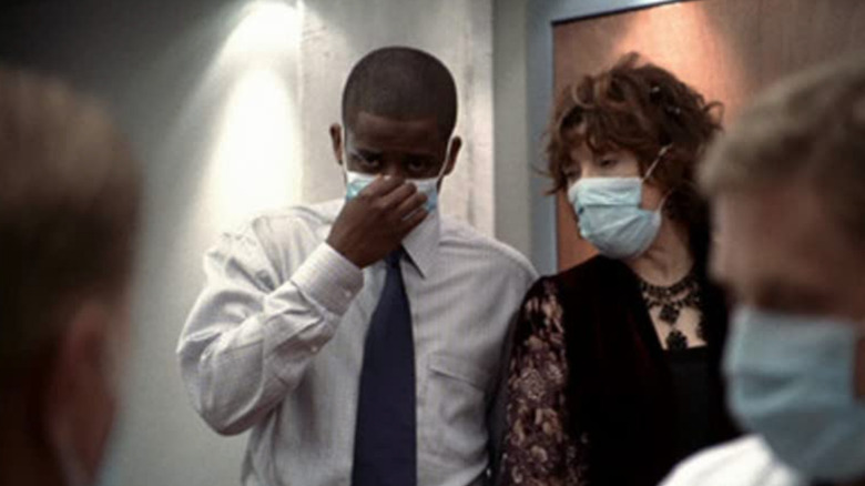 Lily Tomlin masks Dulé Hill The West Wing