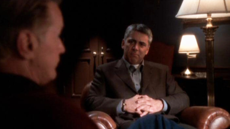 Martin Sheen and Adam Arkin sitting The West Wing