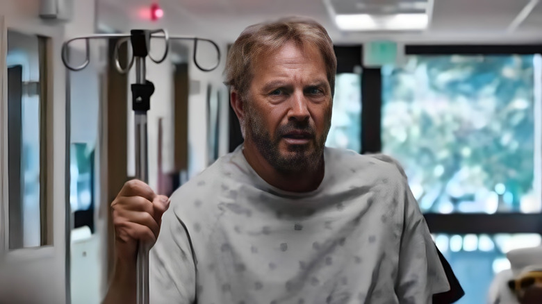 John Dutton leaving the hospital on "Yellowstone"