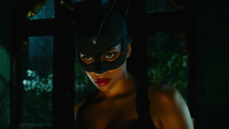 Halle Berry Patience Phillips in her Catwoman costume in Catwoman